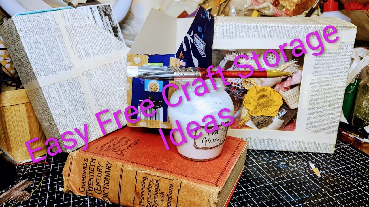  Free Junk Journal/Slow Stitch  Storage from Trash, #FrugalFebruary 