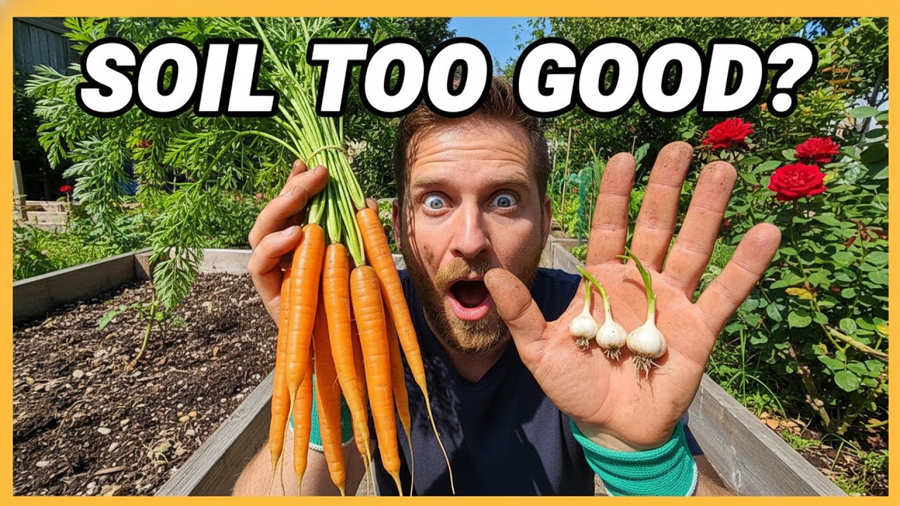 Is My Soil TOO Good for Garlic? (A Carrot Gardener's Dilemma)