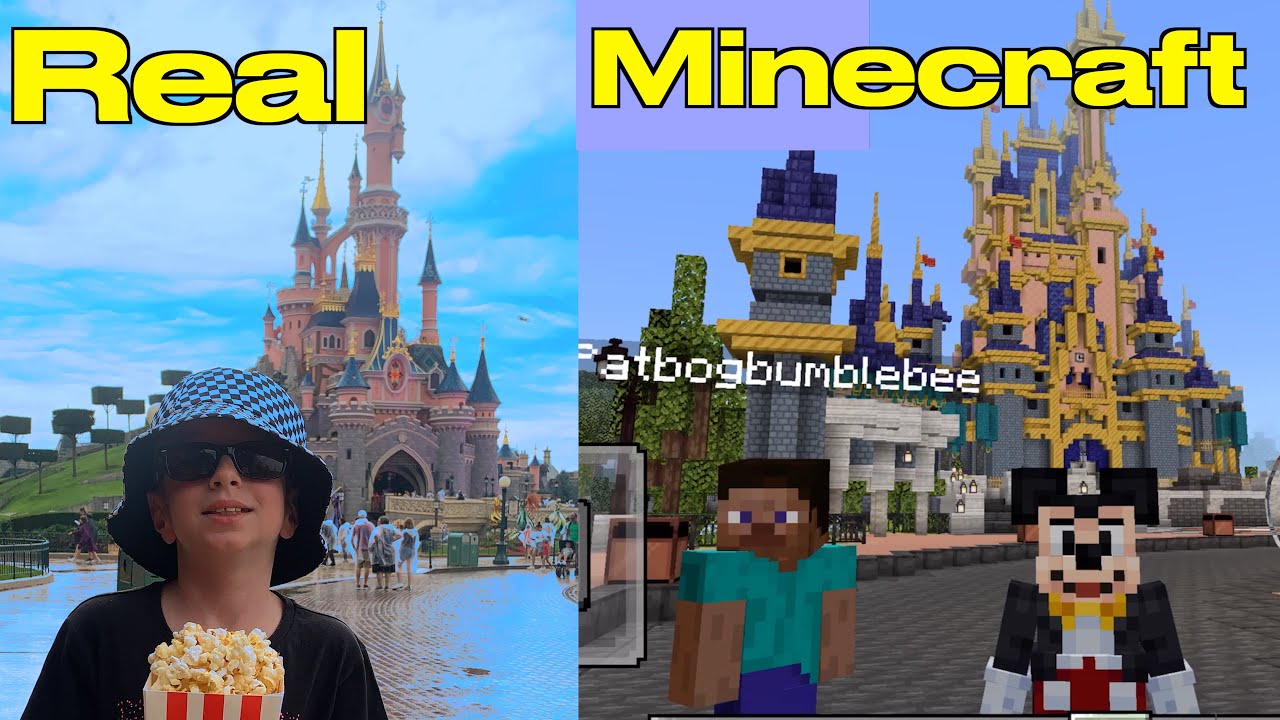 Experience The Thrill Of Phantom Manor In Minecraft Disneyland