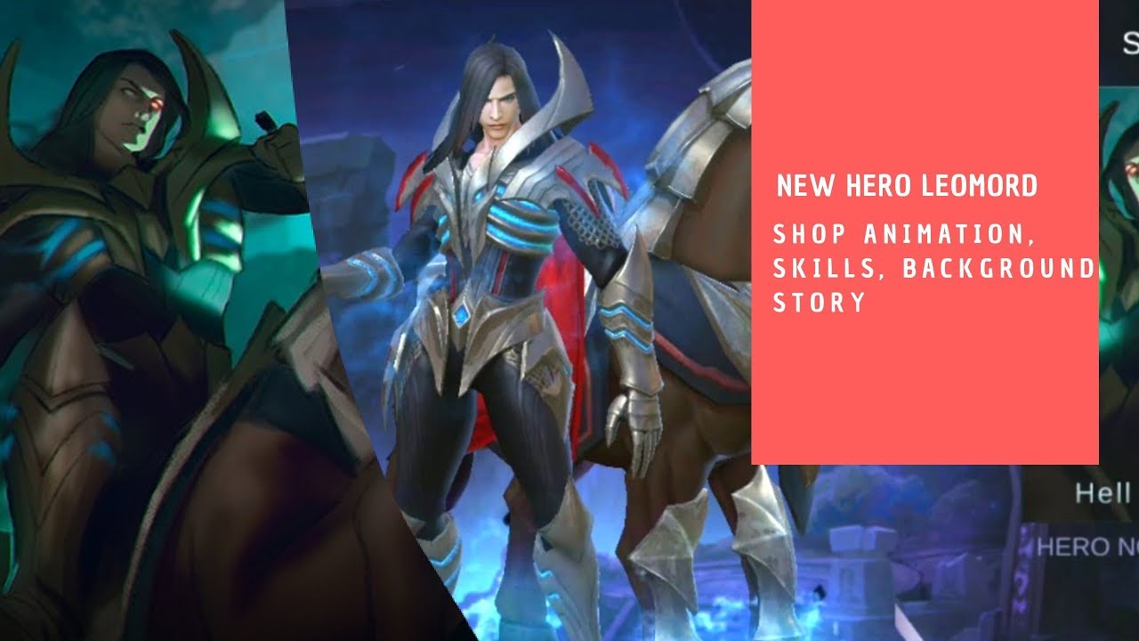 New Hero | Leomord | Shop Animation, Skills, Background Story | Mobile Legends