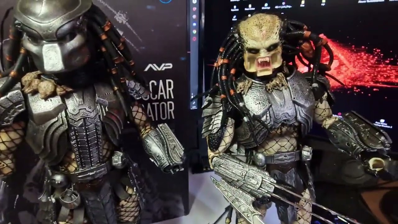 HOT TOYS #AVP #PREDATOR 1.0 vs 2.0 vs Knock Off German/Deutsch