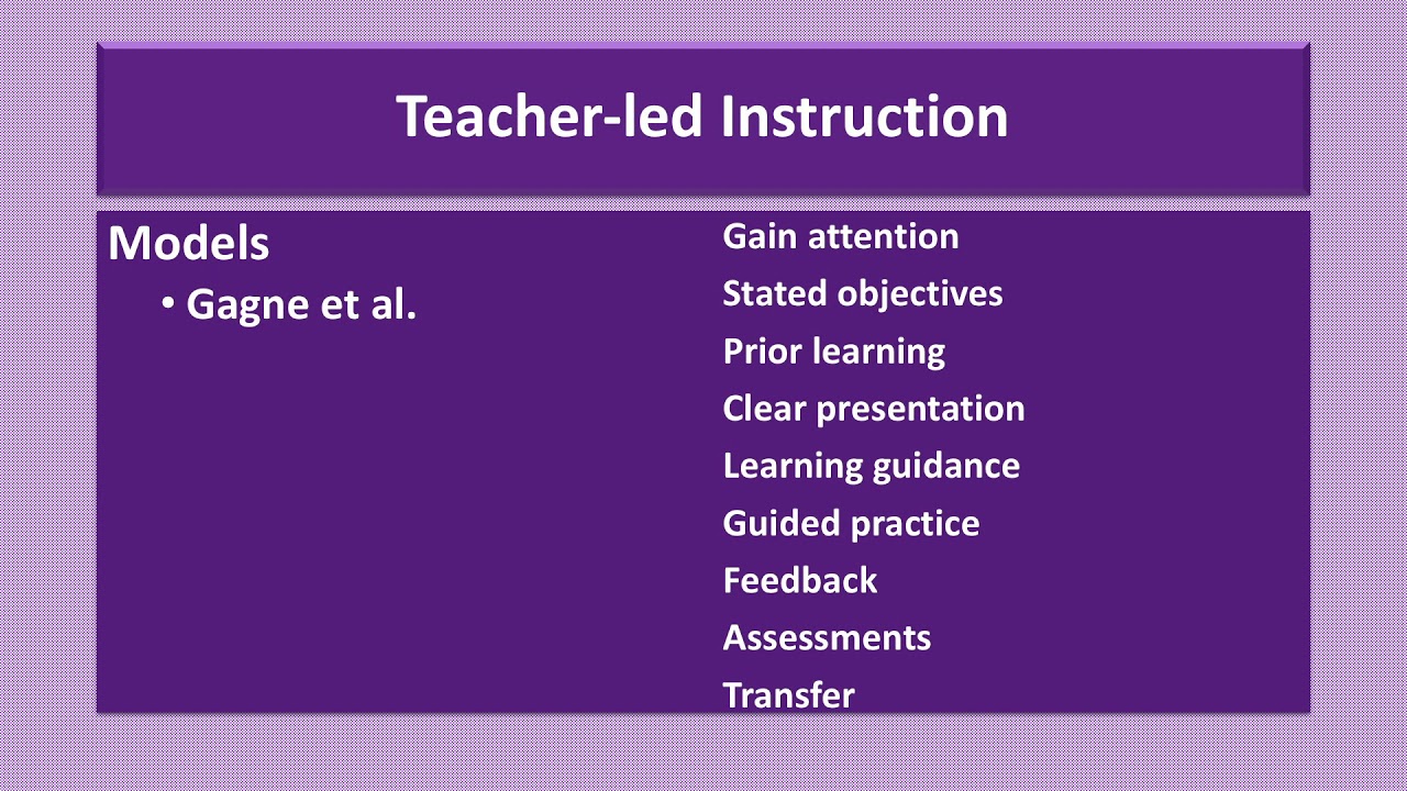 Direct Instruction