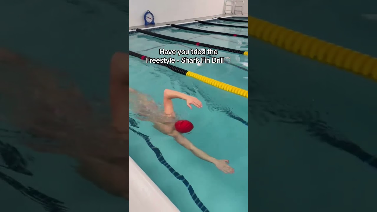 When swimming the Freestyle Shark Fin drill, don&rsquo;t rush the recovery. 🔥