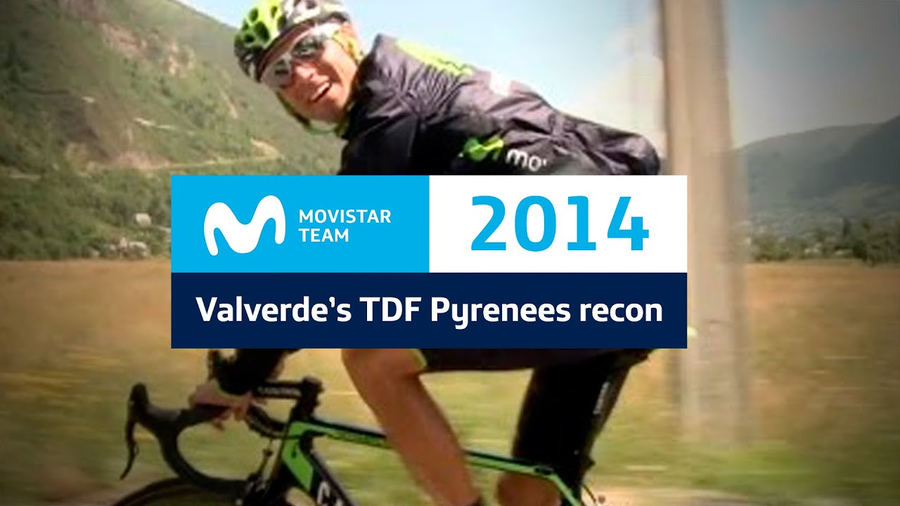 Alejandro Valverde reconoce la 17ª etapa del Tour