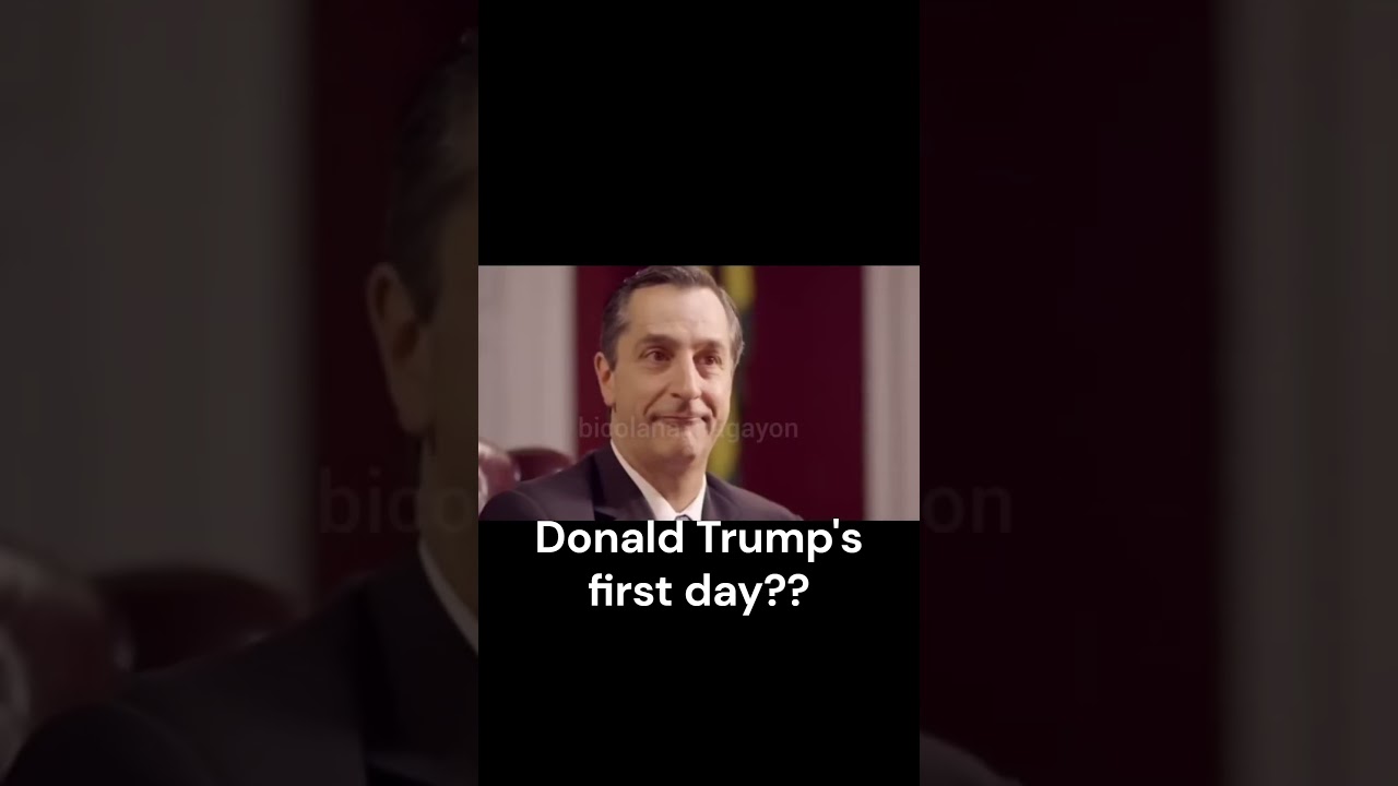 Donald Trump's first day? #trump #president #usa