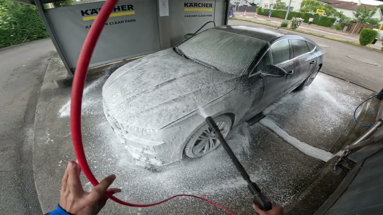 Going For a car wash with my Audi A7 C8 + FULL SEND