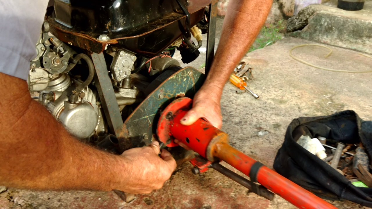 Rabeta feito com motor de moto neo