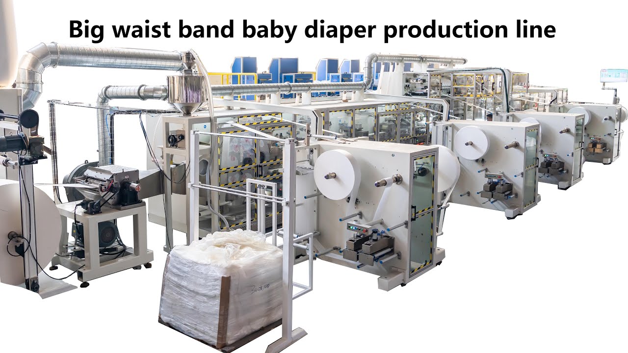 Big Waistband Baby Diaper Machine