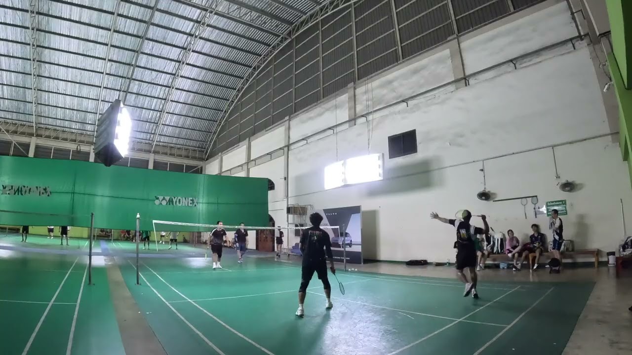 #เพิ่มสุข [Drunker Badminton] Game4 Beer A VS Pop Chain   4K