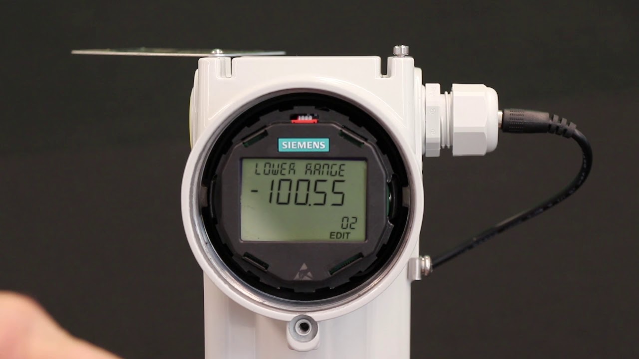 SITRANS P320/420 Push Button Configuration for Pressure Measurement
