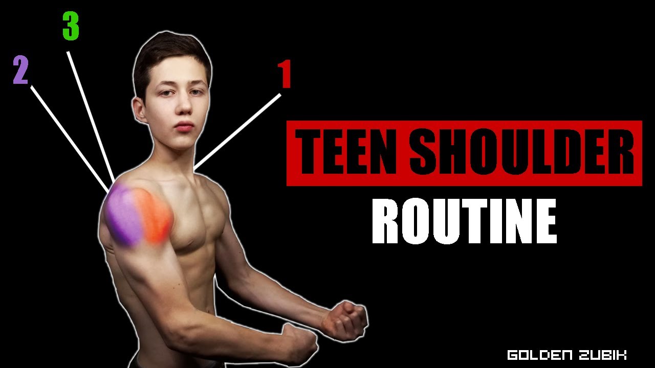 14 Years Old BODYBUILDER | Massive SHOULDER Workout + POSING