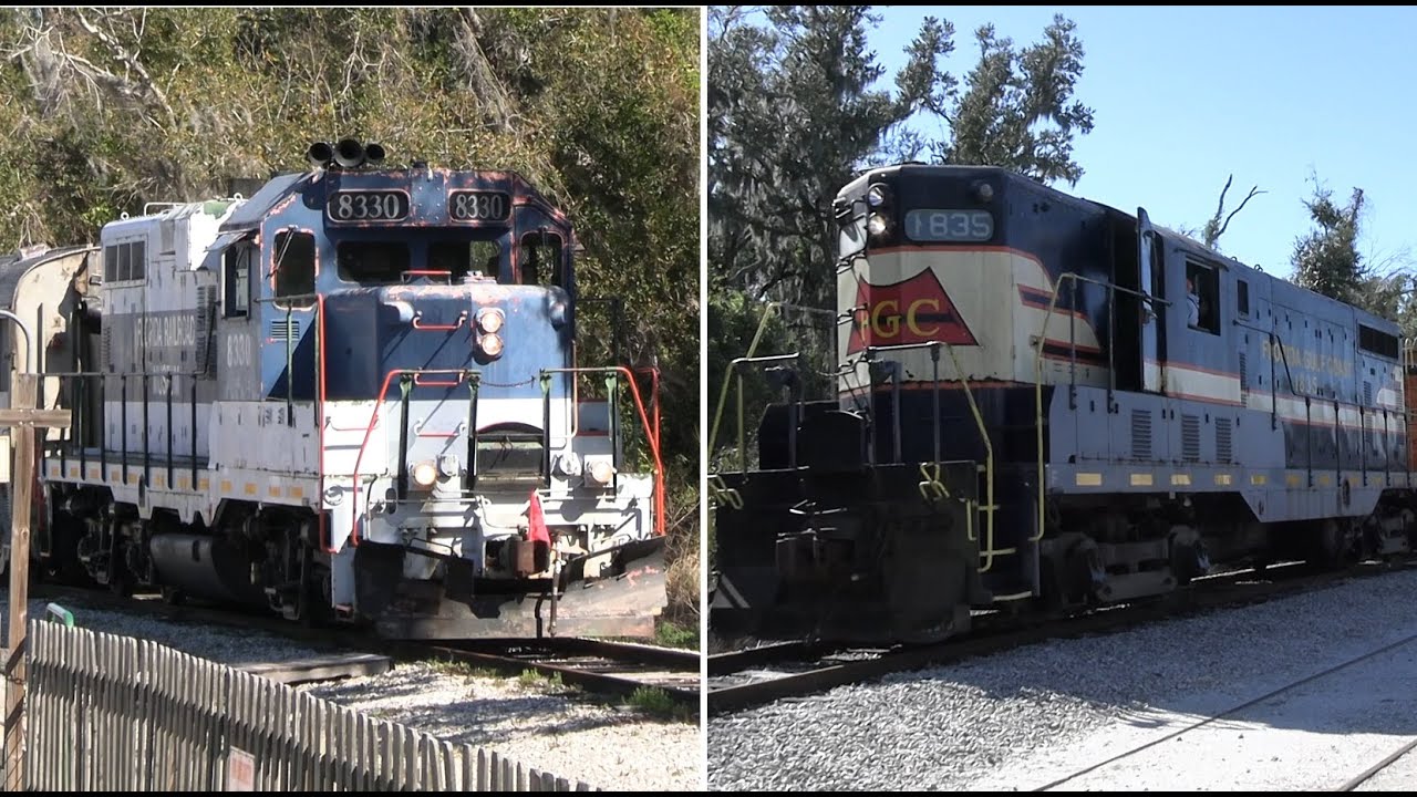 Florida Railroad Museum, High Hood GP7, #1835, & GP10, #8330, 2-7-2026