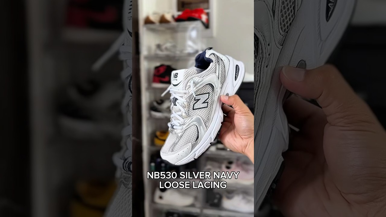 NB530 Loose Lacing #sneakers #shoes #newbalance #tutorial #shoelacestyle #shoelacing #shoelace