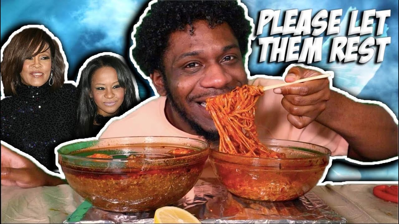 SEAFOOD BOIL + SPICY RAMEN| WHITNEY HOUSTON & BOBBI KRISTINA MOVIE