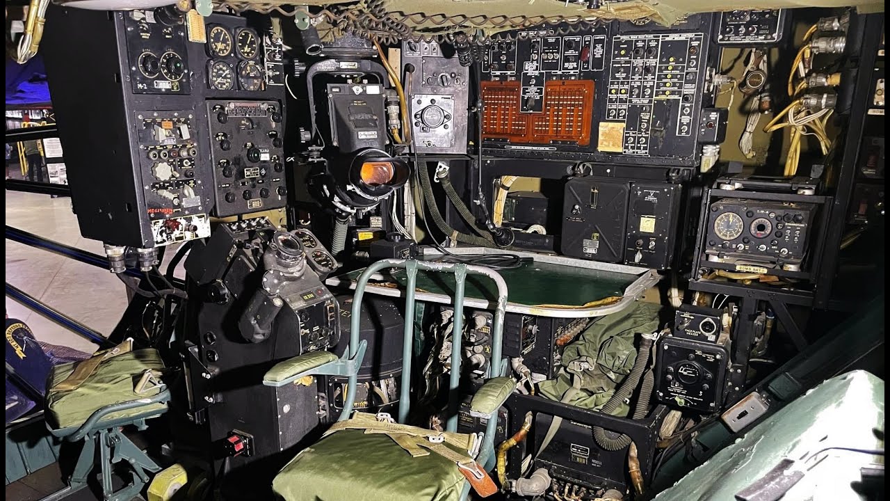 Details Inside of B-36J Peacemaker 52-2220's K-3A Radar Bombing/Navigation System at NMUSAF