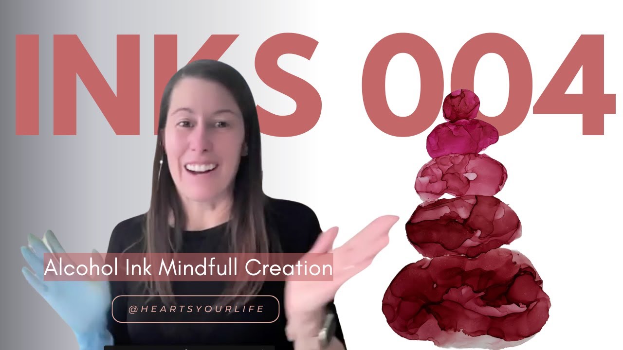INKS 004 - Rock Solid Alcohol Ink Art Painting