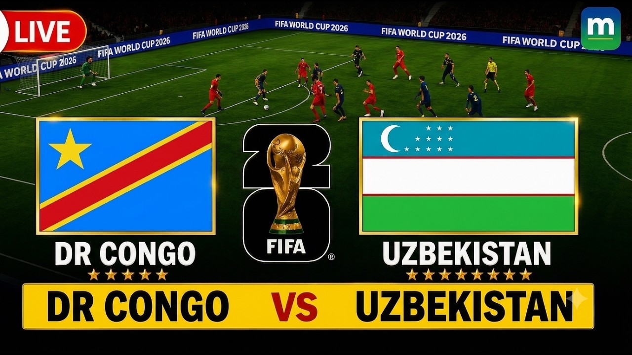🔴 DR Congo vs Uzbekistan LIVE | FIFA World Cup 2026 Watchalong | Football LIVE Match | N18g