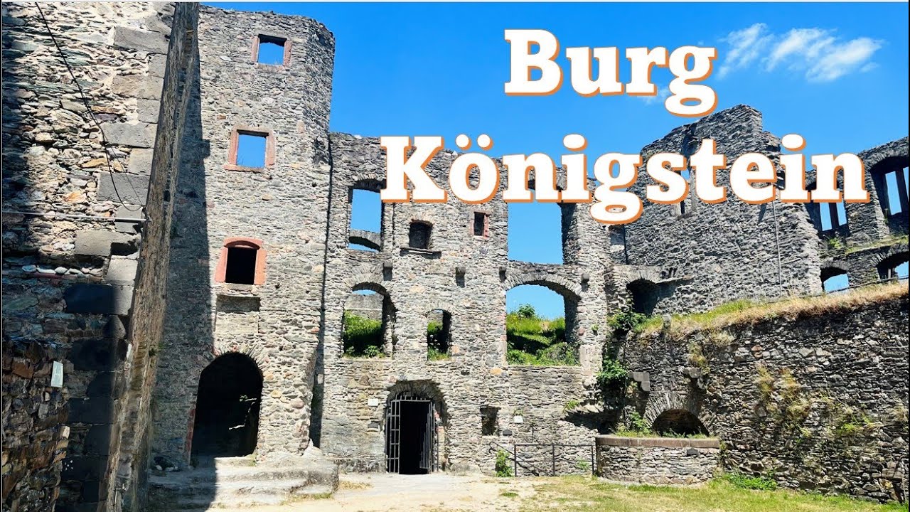 One of the largest castle ruins in Germany 🇩🇪 || Burgruine Königstein (Königstein im Taunus)