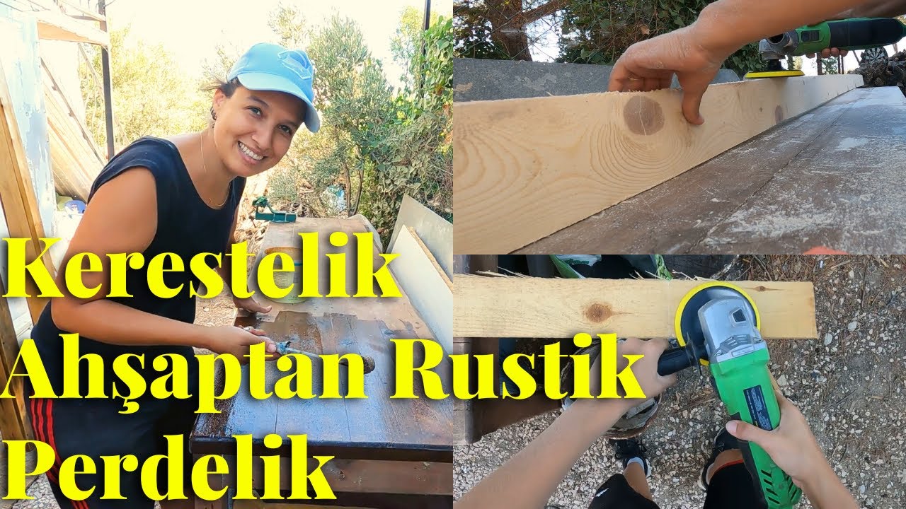 İnşaat Tahtalarından Rustik Ahşap Perde Yaptık! | Köy Hayatında Bir Gün!