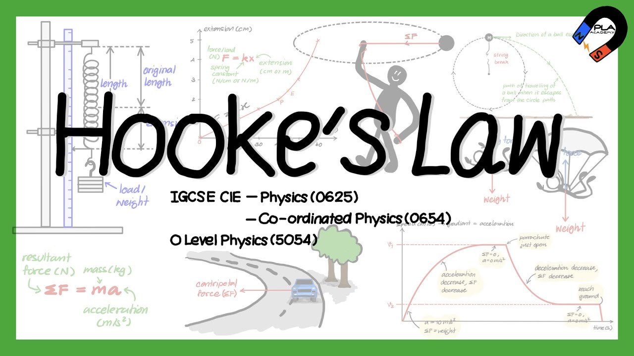Закон Гука для физики уровня IGCSE, GCSE, GCE O