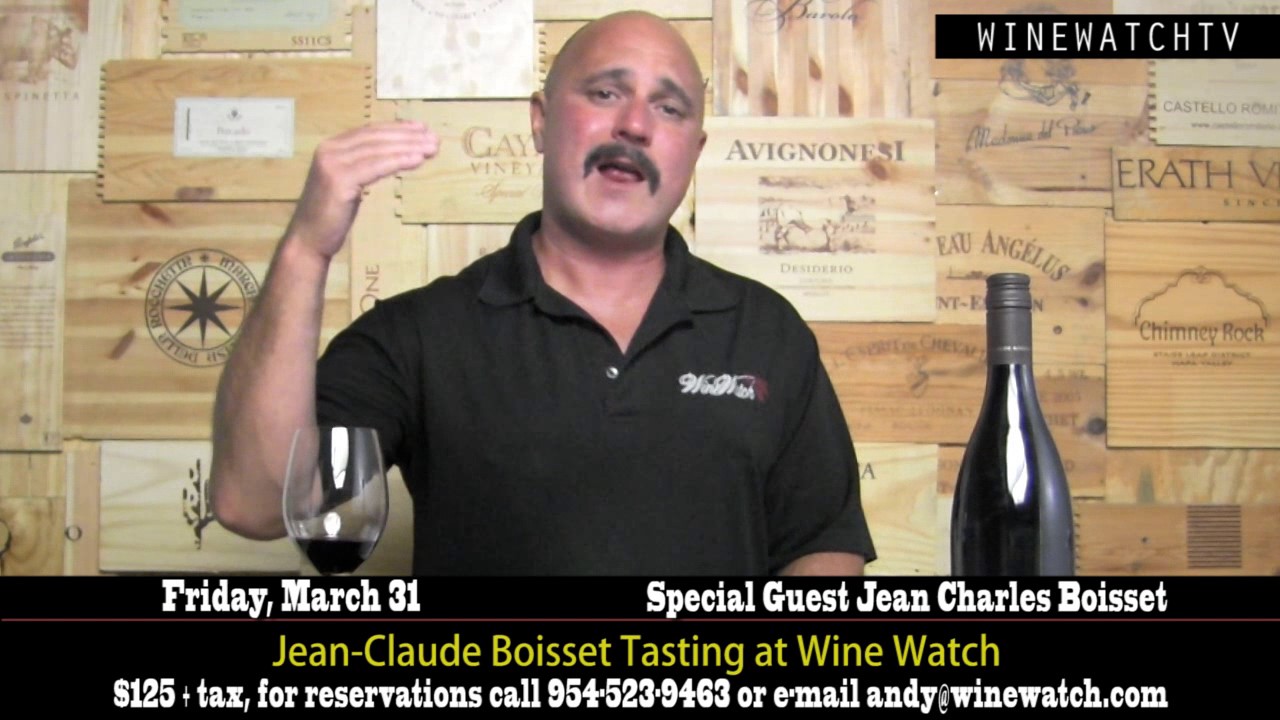 Jean Claude Boisset Tasting at Wine Watch