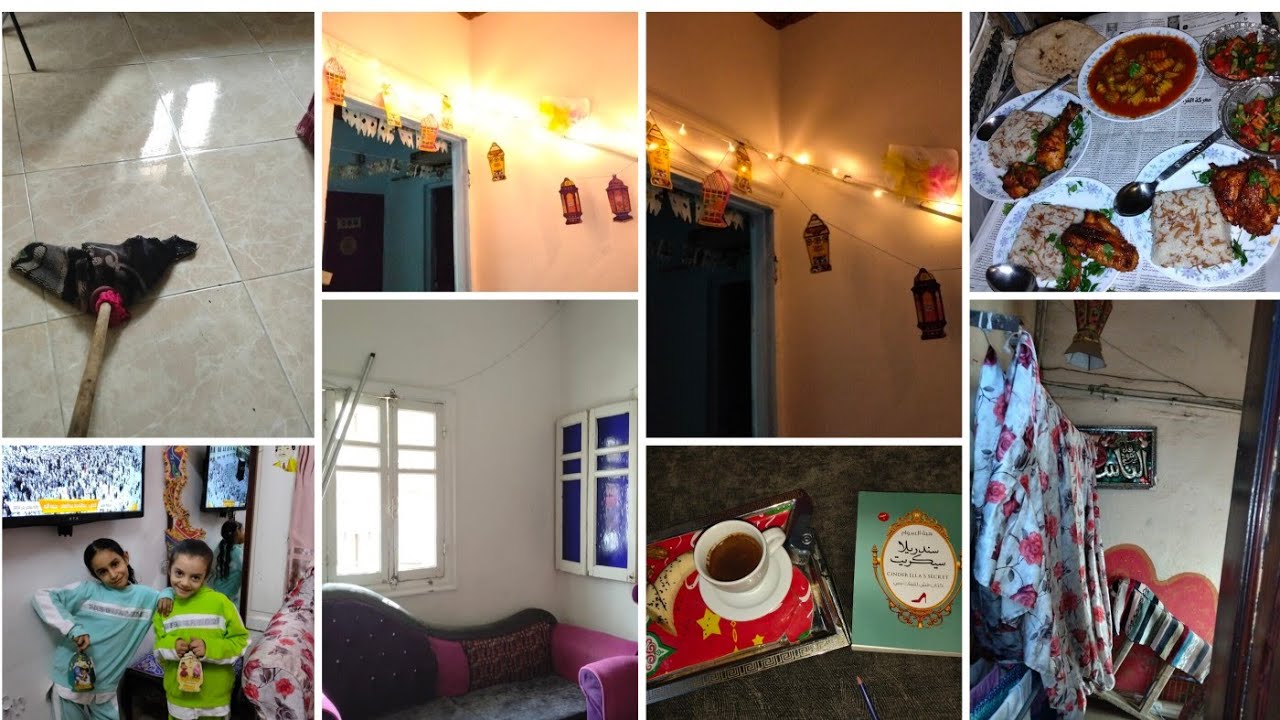 فرشت غرفه الجلوس وزينتها استعدادا لقدوم شهر رمضان 