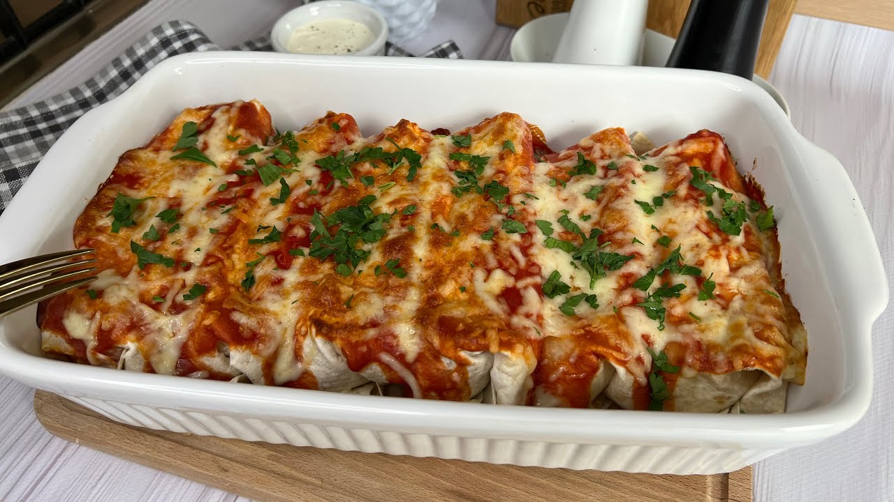 Tortille zapiekane po meksykańsku 🌮