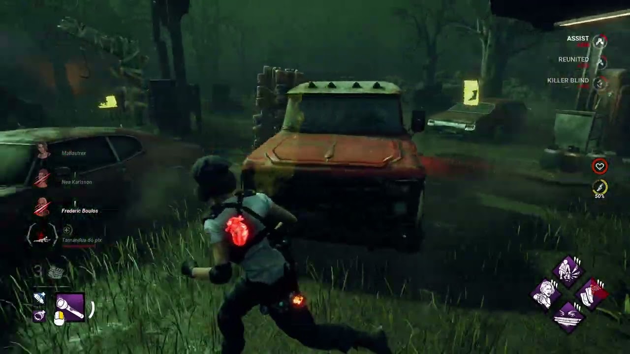 Dead by daylight Jill against The Unknown