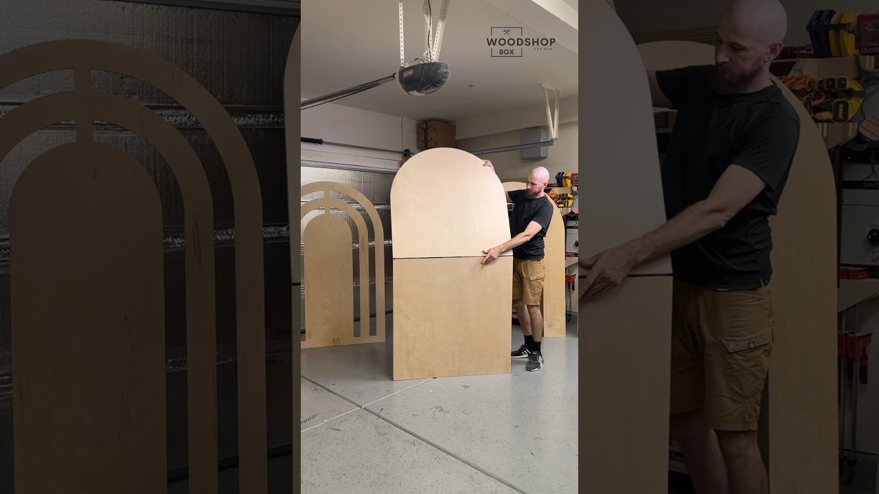 Folding arch backdrop design for event decoration #diy #woodwork #event #decorideas