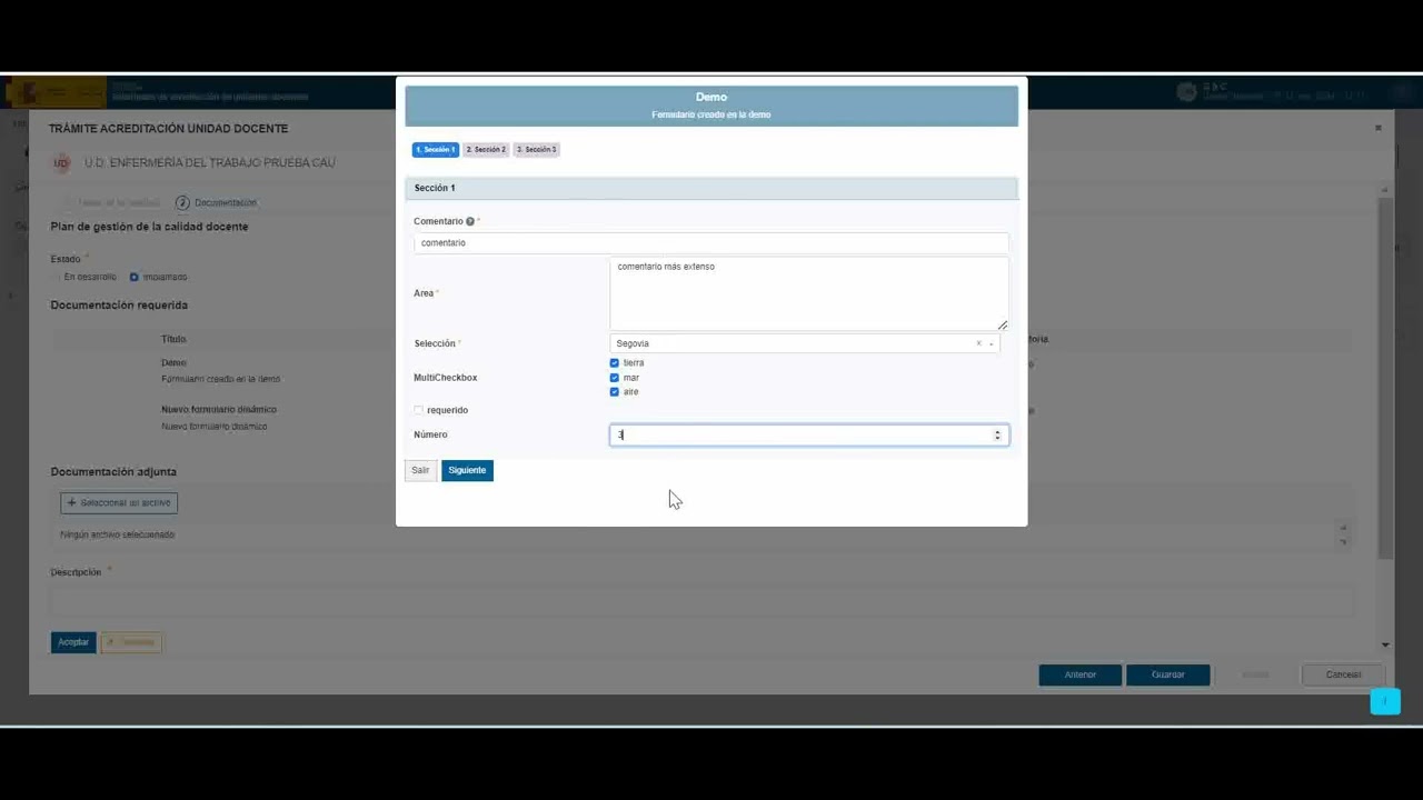UD: Iniciar solicitud - Acreditación de Unidades Docentes - Tutorial ODISEA-SOLACRED