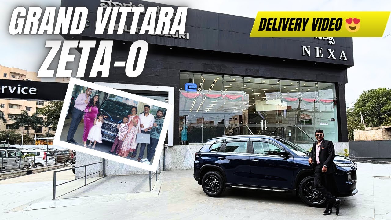 Видеообзор доставки Maruti Suzuki Grand Vitara Zeta O 2026 😍
