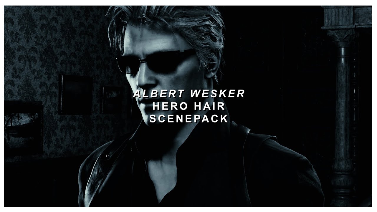RE4R ALBERT WESKER SCENEPACK - HERO HAIR MOD