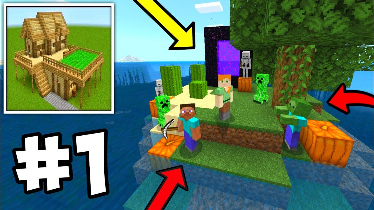 Ocean Island In Craft World Block Crazy 3d Multiplayer Survival Series Part 1