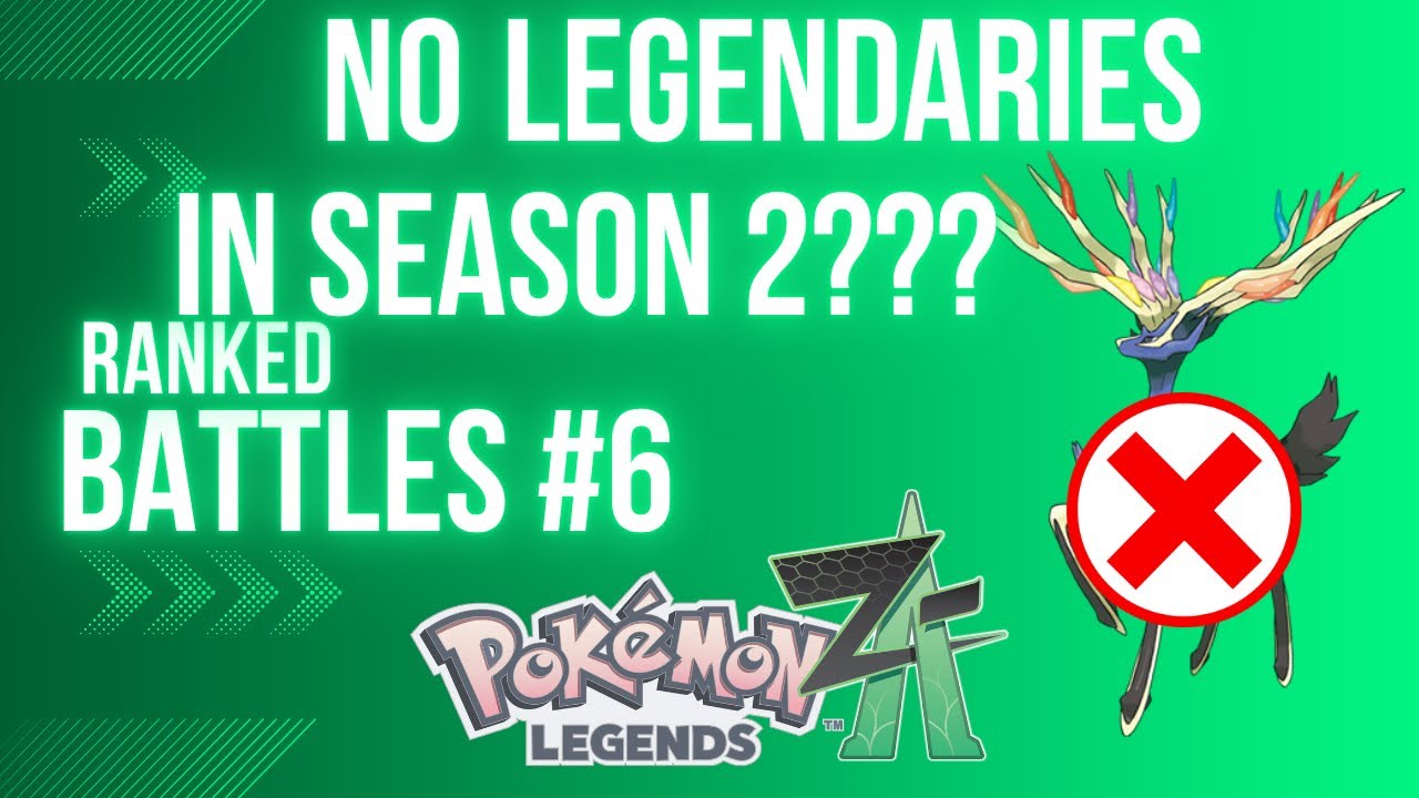 Нужны ли легендарные предметы для рейтинговых боев 2-го сезона Pokemon Legends: ZA???