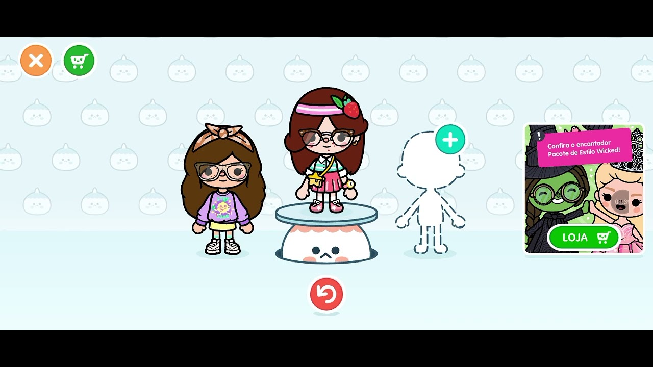 Meu primeiro vídeo de toca Life: criando meus bonecos 