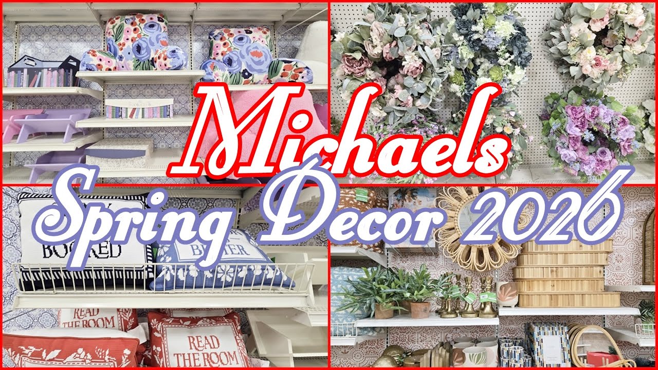 ВЕСЕННИЙ ДЕКОР 2026 ОТ MICHAELS. ПОКУПАЙТЕ ВМЕСТЕ СО МНОЙ.