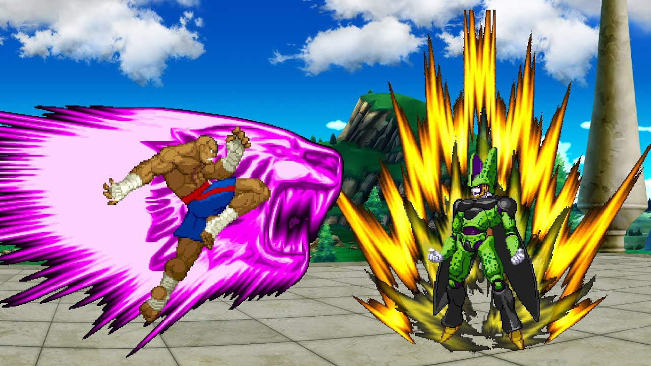 SAGAT VS CELL! THE MOST INSANE FIGHT ON EARTH! EPIC!