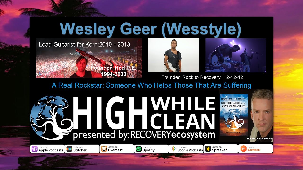 Wesley Geer: Rock to Recovery. Prior Guitarist for Korn.