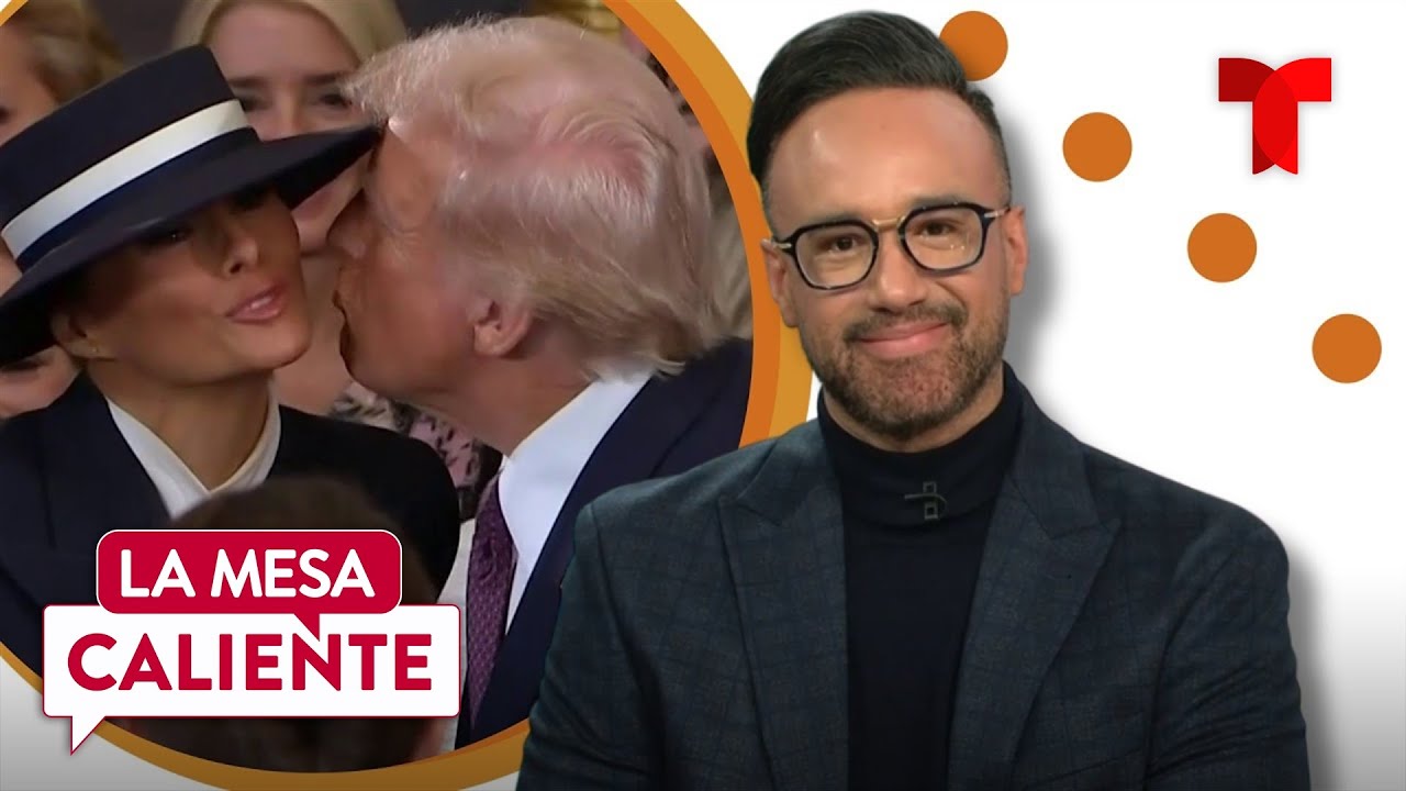 Analizan el lenguaje corporal de Donald y Melania Trump durante toma de posesión | La Mesa Caliente