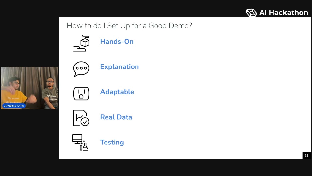 AI Hackathon Workshop — How to Demo