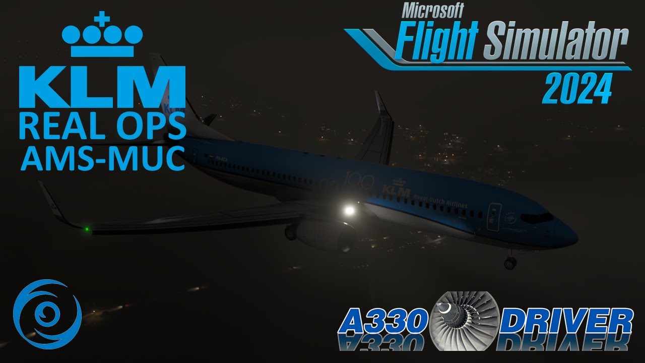 PMDG 737-800 - KLM Real Ops: Amsterdam - Munich on VATSIM with Full ATC | Real 737 Pilot