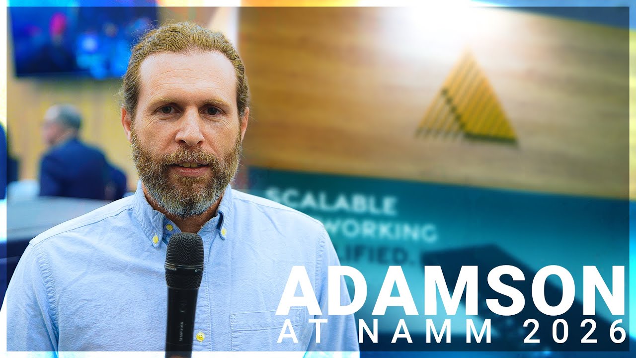 Компания Adamson на выставке NAMM 2026