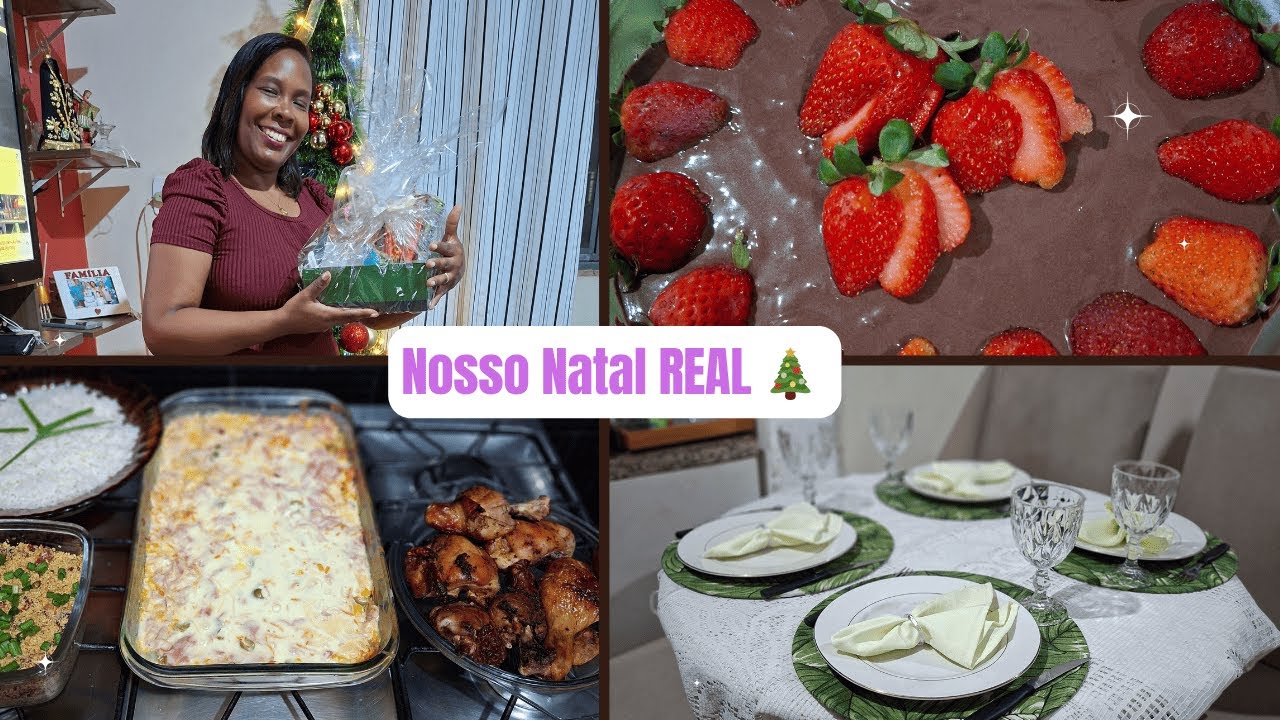 VÉSPERA DE NATAL REAL  | Missa, jantar ,bombom de travessa de morango e Família ❤️ | Vlog de Família