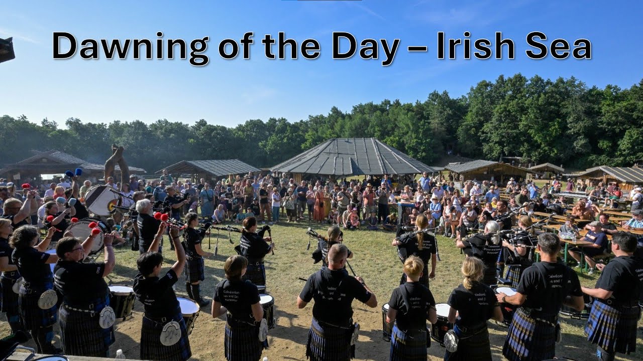 Dawning of the Day - Irish Sea | Live vom Keltenfestival | Caledonian Pipes and Drums Burgenland
