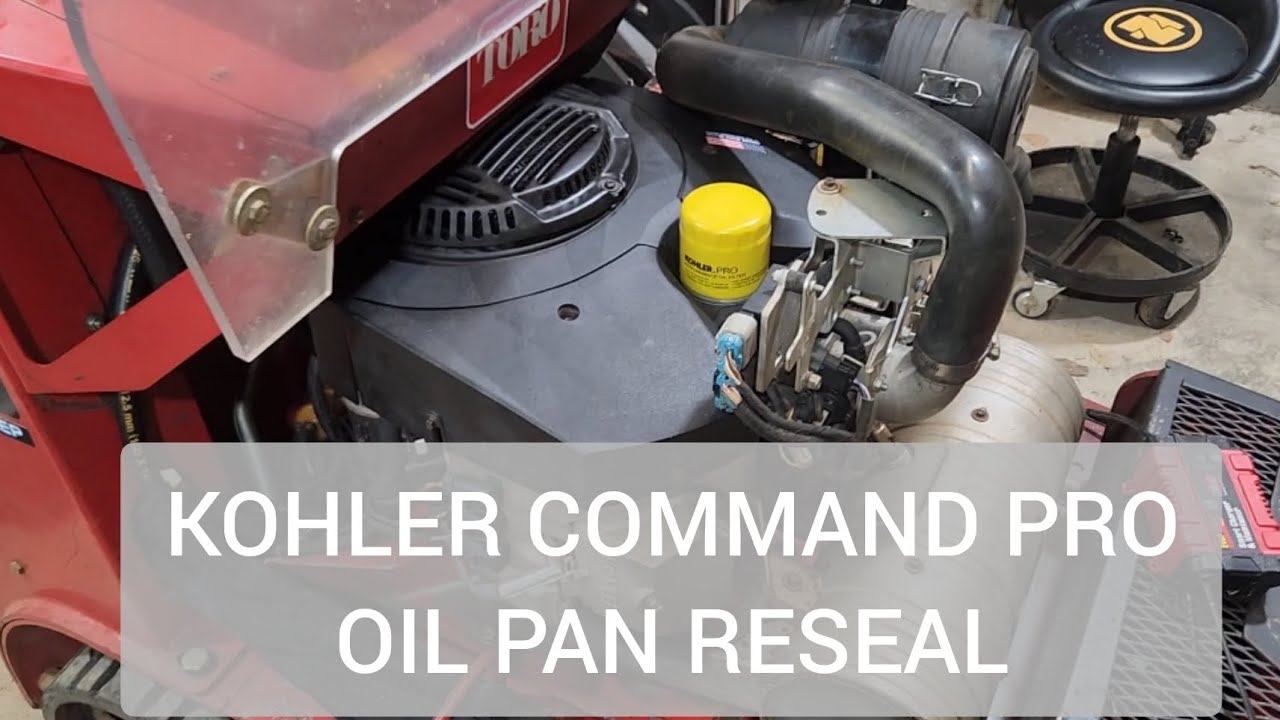 Kohler Command Pro ECV980 Oil Pan Leak Repair
