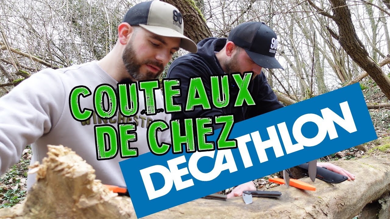 On essaye les couteaux de chez Decathlon !