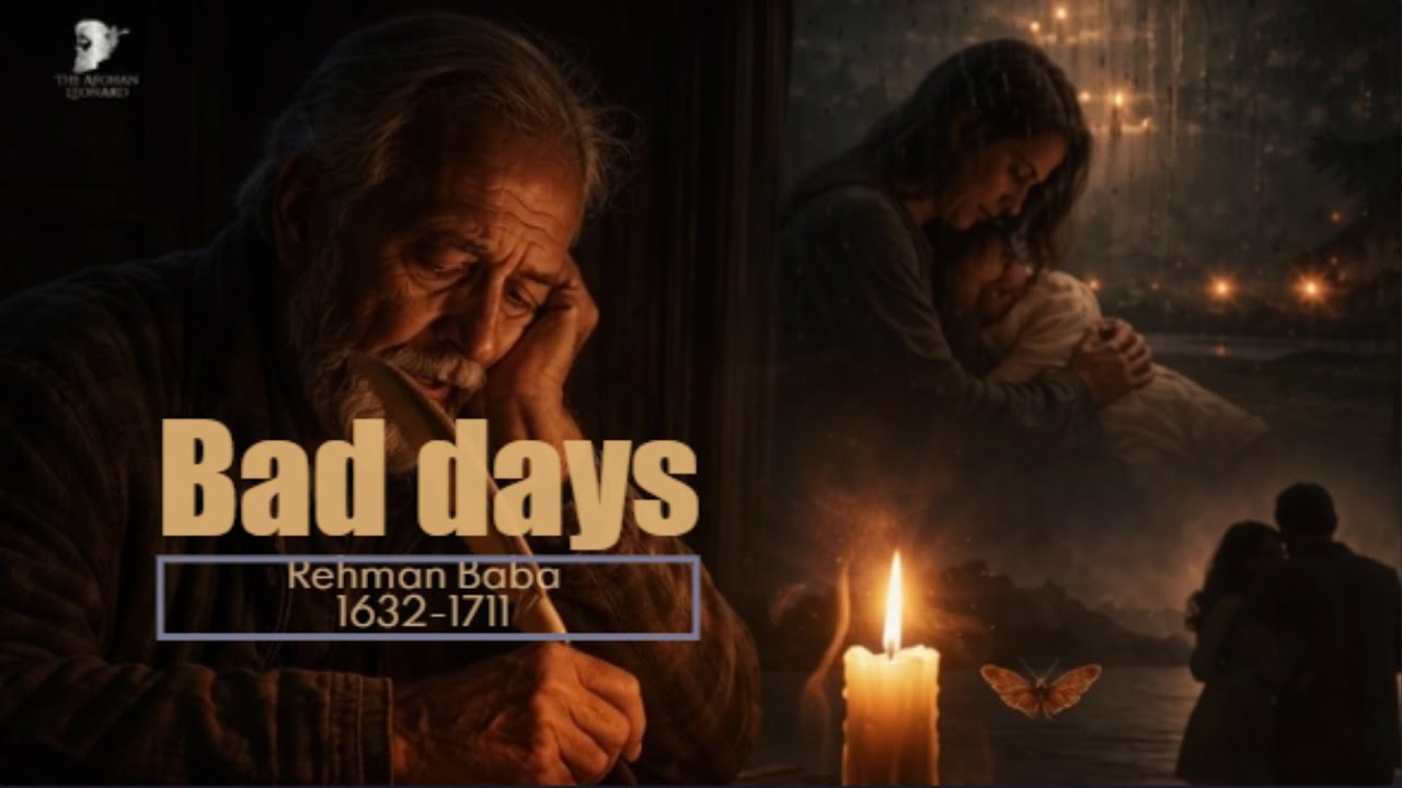 Bad Days (Rahman Baba) | Pashto Poetry with English Translation | Leonard Cohen Style