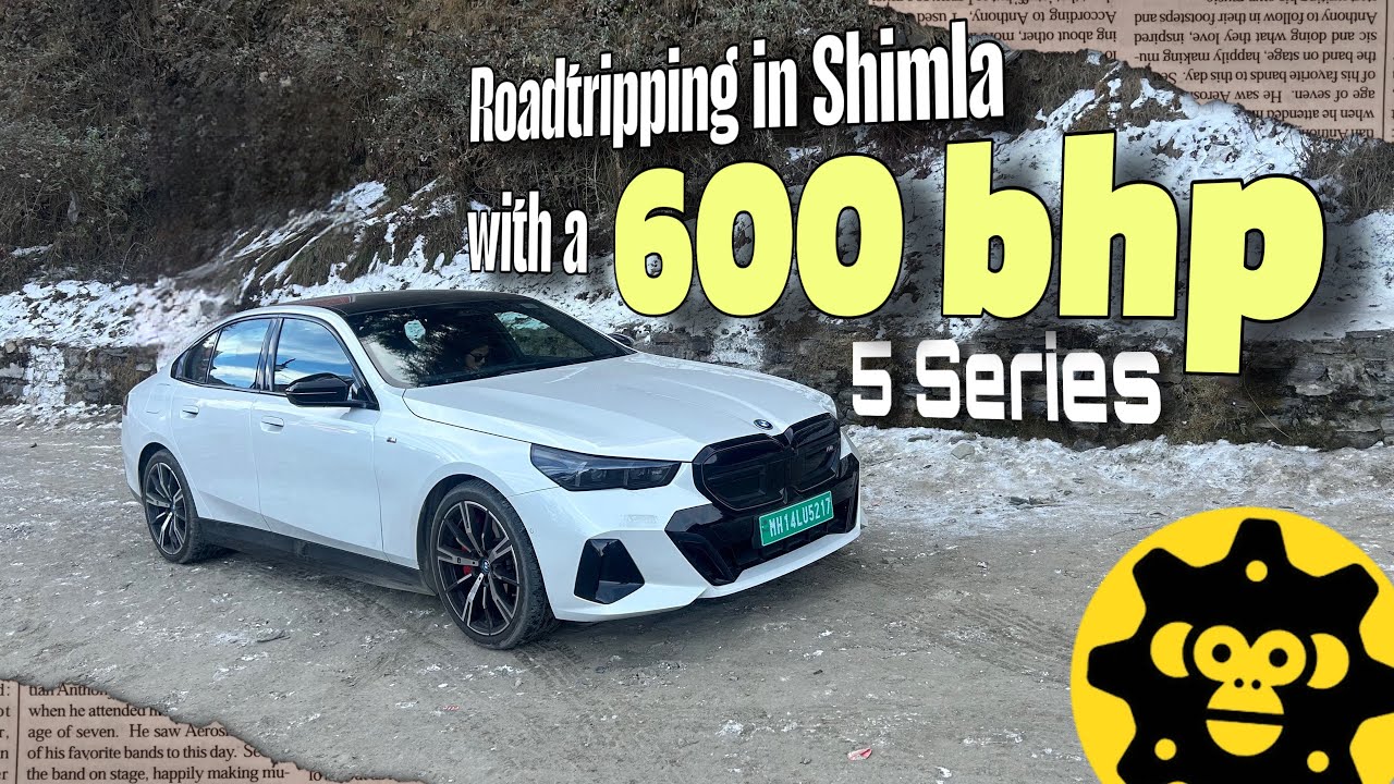 600 bhp BMW i5 M60 driven around Shimla | Car of the Year
