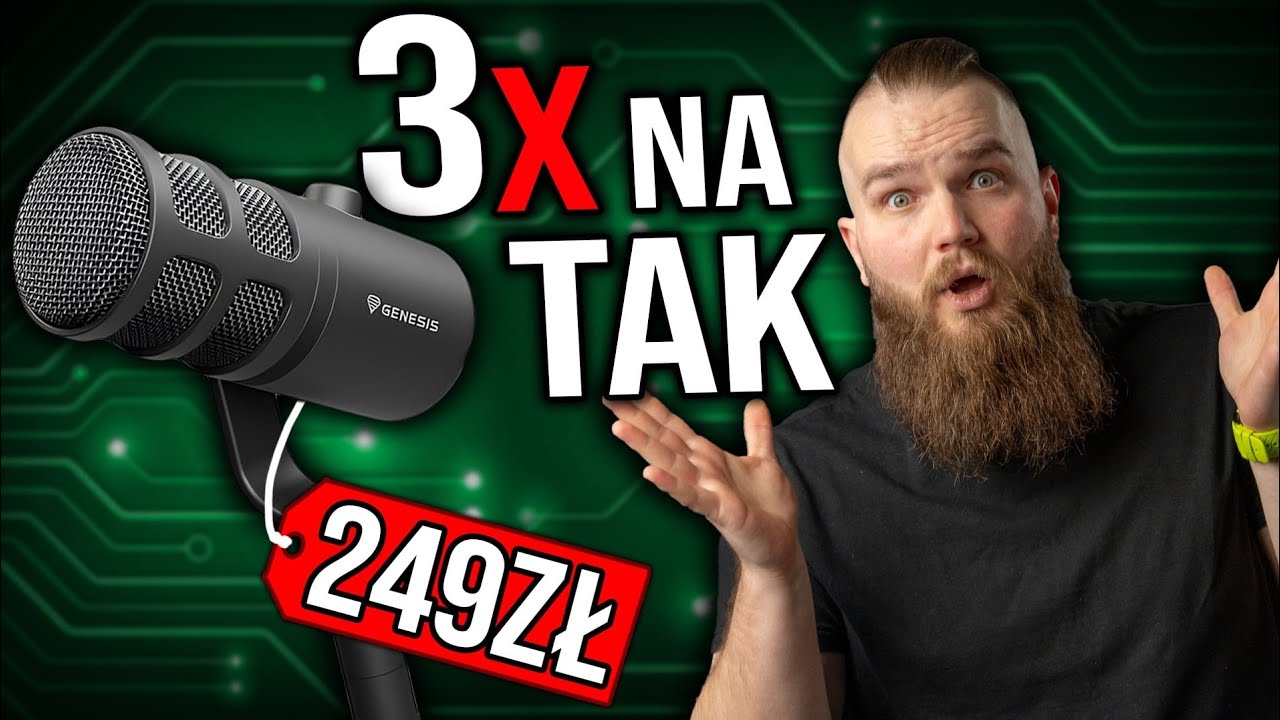 Tani mikrofon do podcast&oacute;w i streamowania
