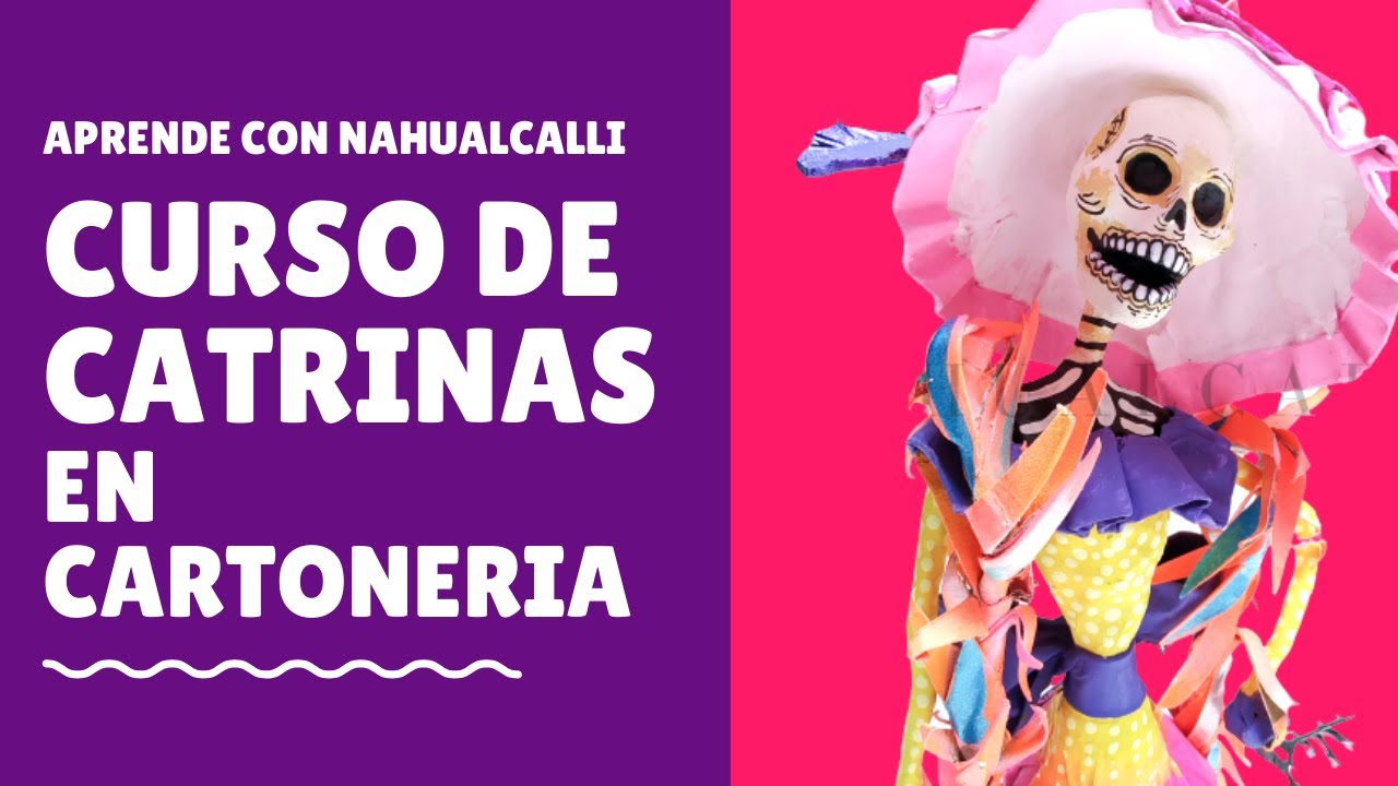 TALLER DE CATRINAS GRATIS CURSO DE CARTONERIA